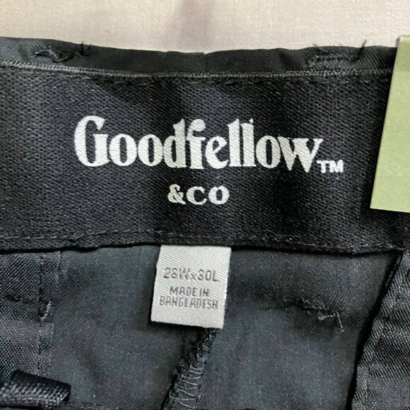 Goodfellow & Co Men's Black Skinny Fit Mid Rise Pocket Hennepin Tech Chino Pants - Picture 5 of 16